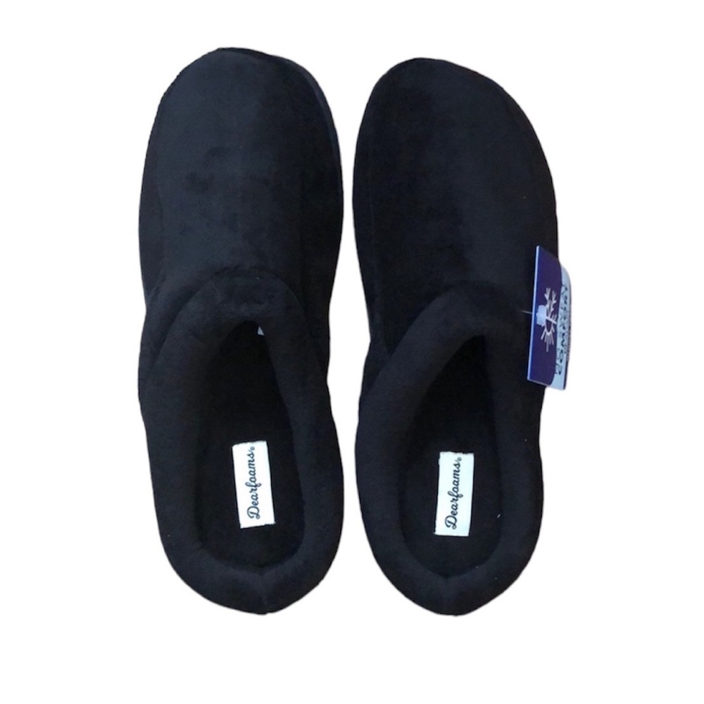 Men’s scuff style Dearfoam slippers M 9-10